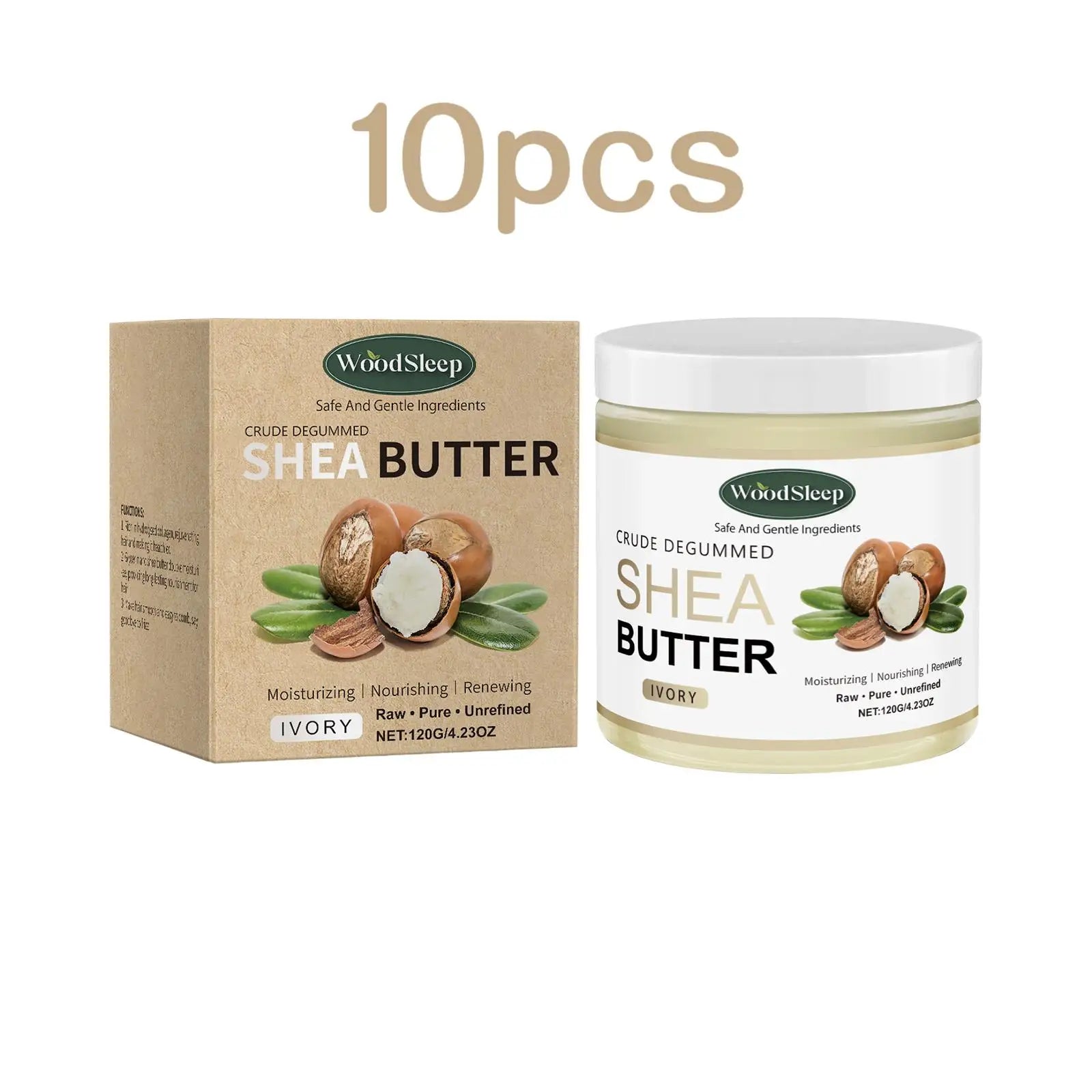 Woodsleep 120g Shea Butter Nourish Skin Lotion Body Moisturizing Reduce Dark Spot Dullness Brighten Skin Lasting Hydrating Cream