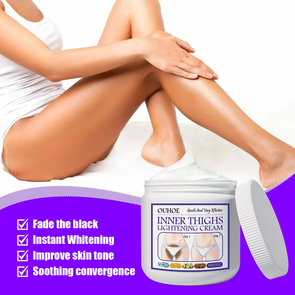 New Arrival Inner Thighs Lightening Cream Private Area Armpit Buttock Instant Whitening Cream Body Moist Bleaching Skin Lotion