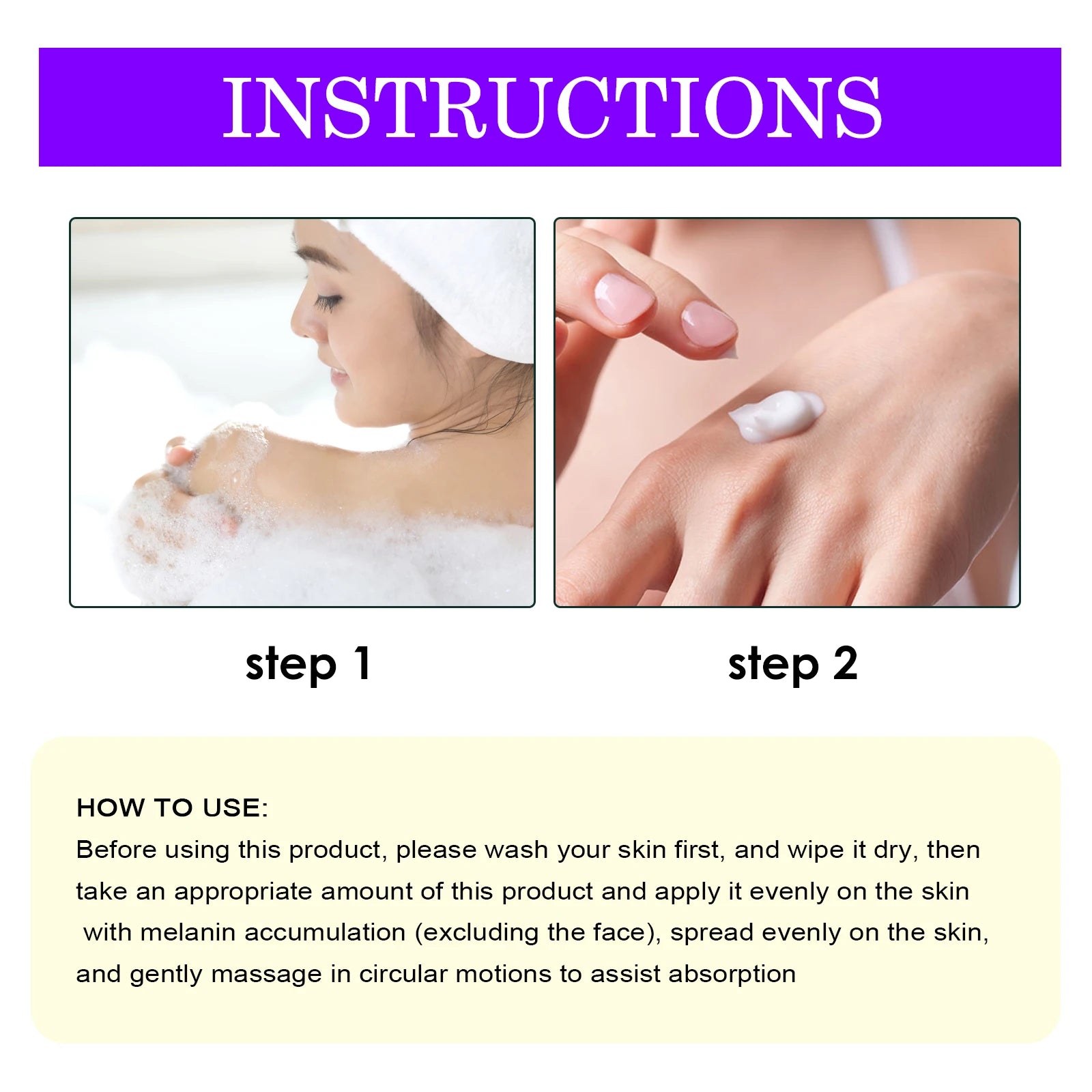 New Arrival Inner Thighs Lightening Cream Private Area Armpit Buttock Instant Whitening Cream Body Moist Bleaching Skin Lotion