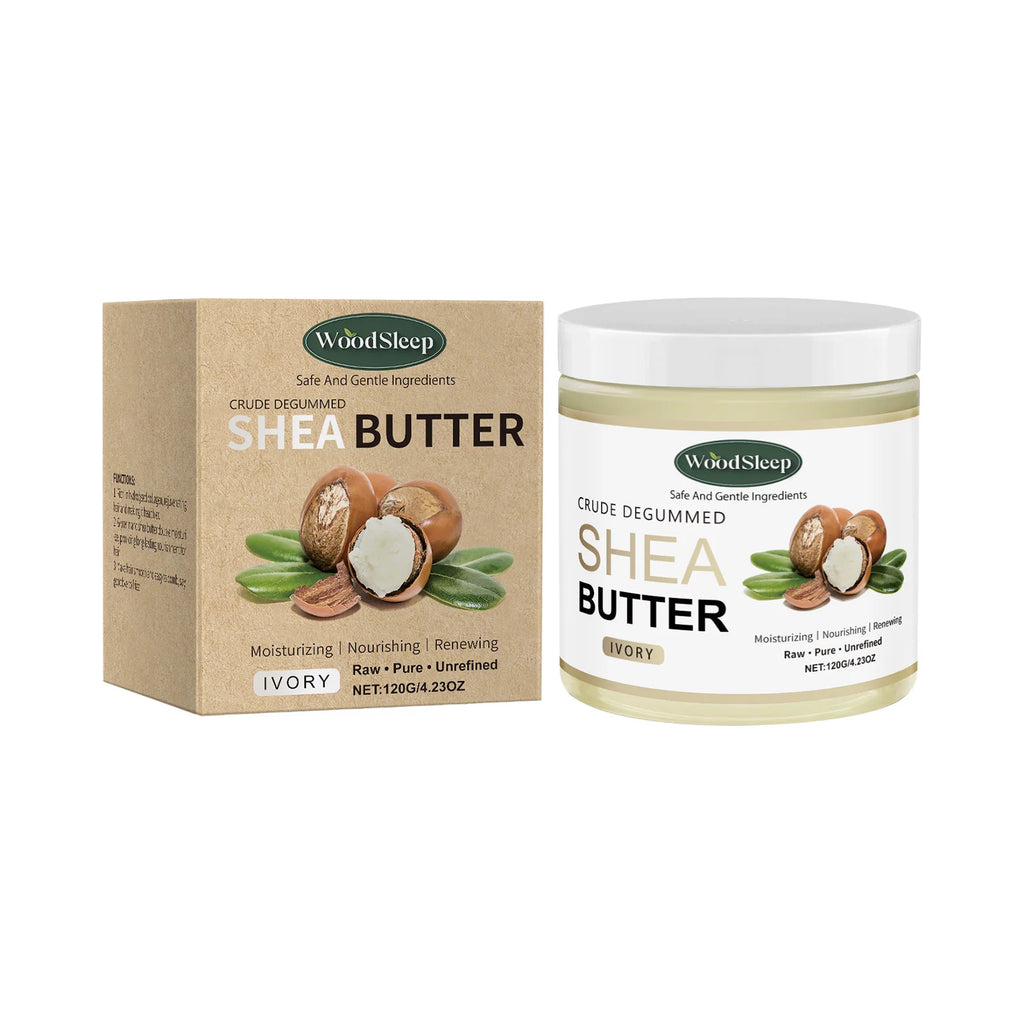 Woodsleep 120g Shea Butter Nourish Skin Lotion Body Moisturizing Reduce Dark Spot Dullness Brighten Skin Lasting Hydrating Cream