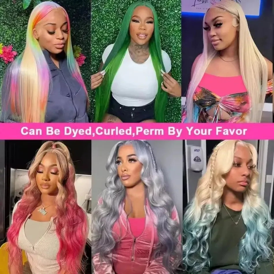 Blonde 613 Hd Lace Frontal Wig 13X6 Brazilian Straight Human Hair Wig 40 Inch Transparent Lace Frontal Wig For Women 250 Density