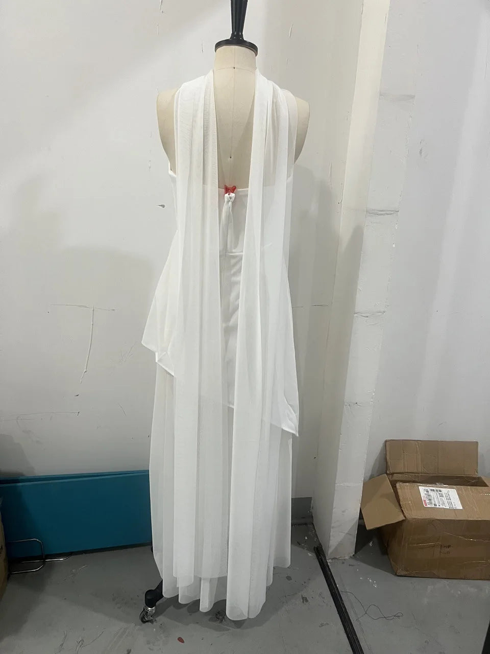 Elegant Women's Strapless Ribbon Long Dress Mesh Maxi Dresses Summer Evening Party Wedding Guest White Yellow Burgundy Brown New