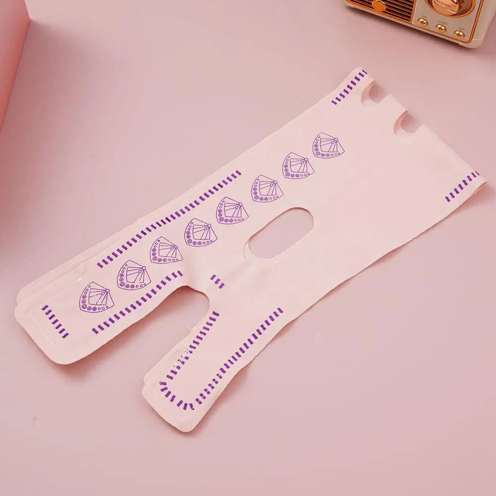2Packs V Line Face Lifting Straps -Upgraded Mask Shaper for Jawline, V Shaped Slimming Face Strap, Reusable Face Chin Lift Strap