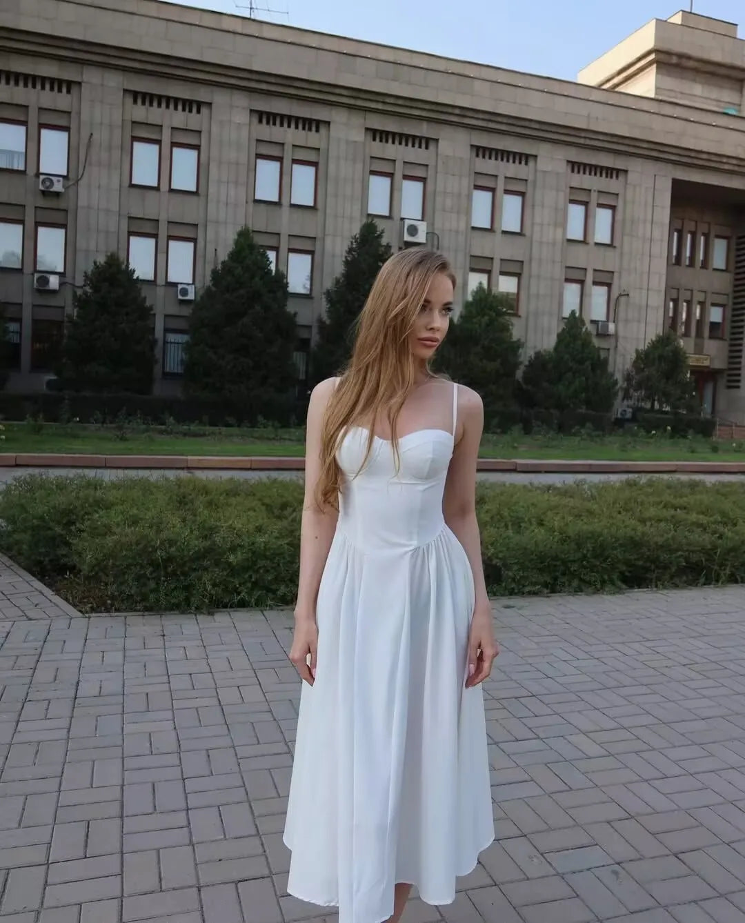 YENKYE Green Floral Print Sexy Spaghetti Straps Dress Women Low Waist A-line Midi Holiday Summer Dresses Party Robe 2025 Vestido