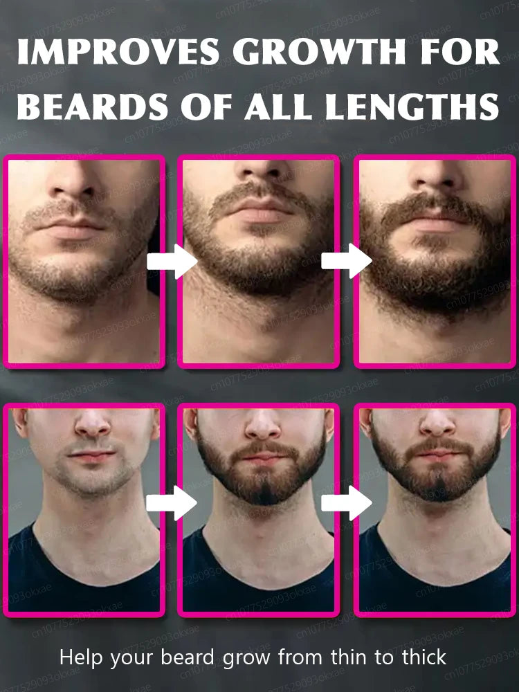 A must-have for every man, this beard transformation tool! From sparse to thick, from frizzy to smooth.