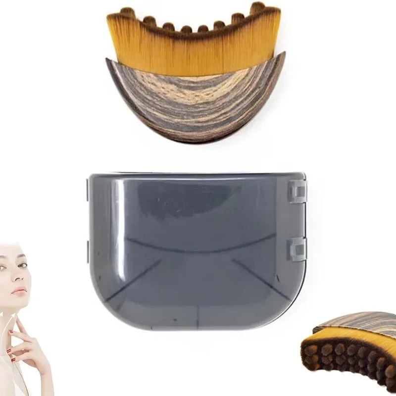 1Pc Lymphatic Facial Massage Brush – Contouring Face Tool for Eye & Neck Care, Skin Tightening Beauty Scraper for Women