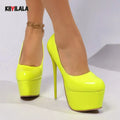 5.5cm Platform Women's High Stiletto Heels Baby Pink Lady Party Shoes 16.5cm Disco Dance Sexy Big Size 45 46 47 48 49 50