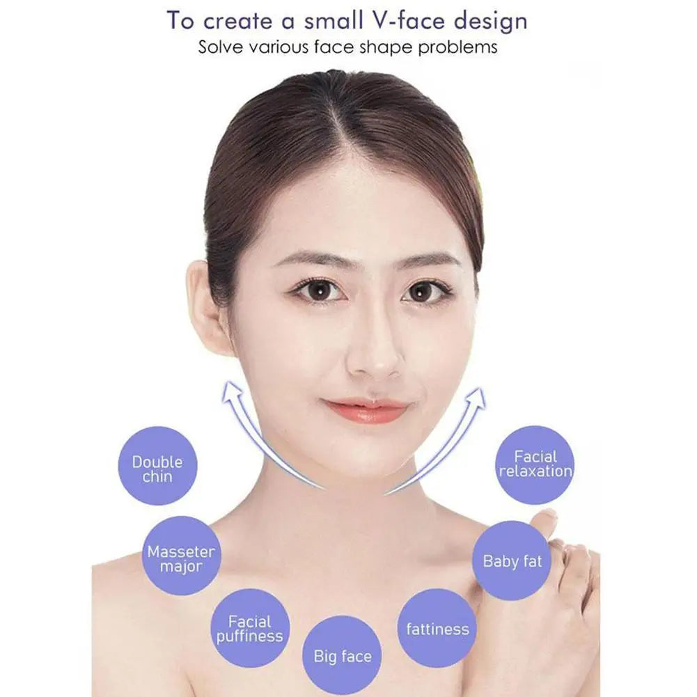 2Packs V Line Face Lifting Straps -Upgraded Mask Shaper for Jawline, V Shaped Slimming Face Strap, Reusable Face Chin Lift Strap
