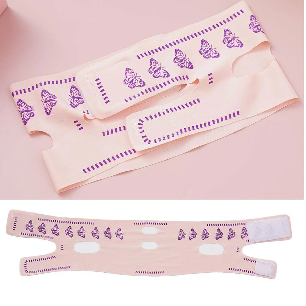 2Packs V Line Face Lifting Straps -Upgraded Mask Shaper for Jawline, V Shaped Slimming Face Strap, Reusable Face Chin Lift Strap