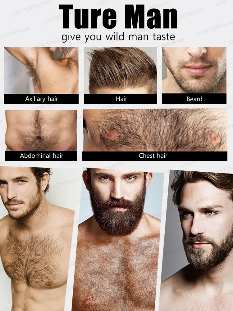 A must-have for every man, this beard transformation tool! From sparse to thick, from frizzy to smooth.