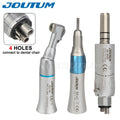 Dental Low Speed Handpiece Kits 203C 2/4 Hole Air Motor Contra Angle Straight Handpiece Dentists Equipment Tools