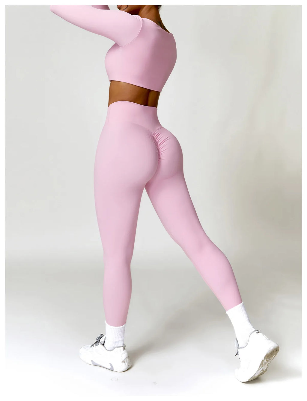 Women 2-Piece Sports Set Quick Drying For Gym Running Training Long Sleeve Sports T-Shirt Yoga Clothing Women Gym Sports Clothin