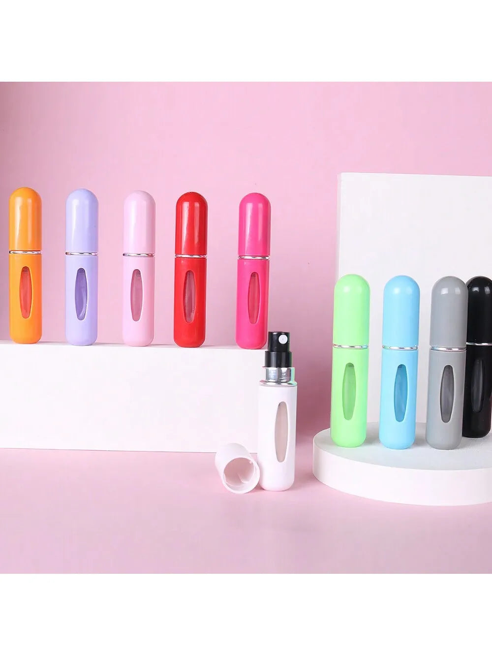 1PC/5/10/20/50 Pcs For Sale 0.17oz  Mini Perfume Bottom Filling Perfume Bottle Refillable Portable Travel Size