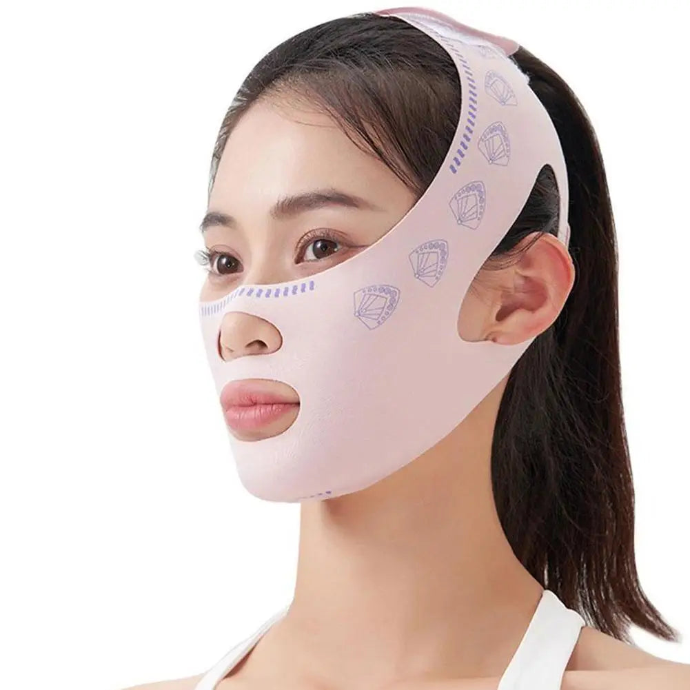 2Packs V Line Face Lifting Straps -Upgraded Mask Shaper for Jawline, V Shaped Slimming Face Strap, Reusable Face Chin Lift Strap