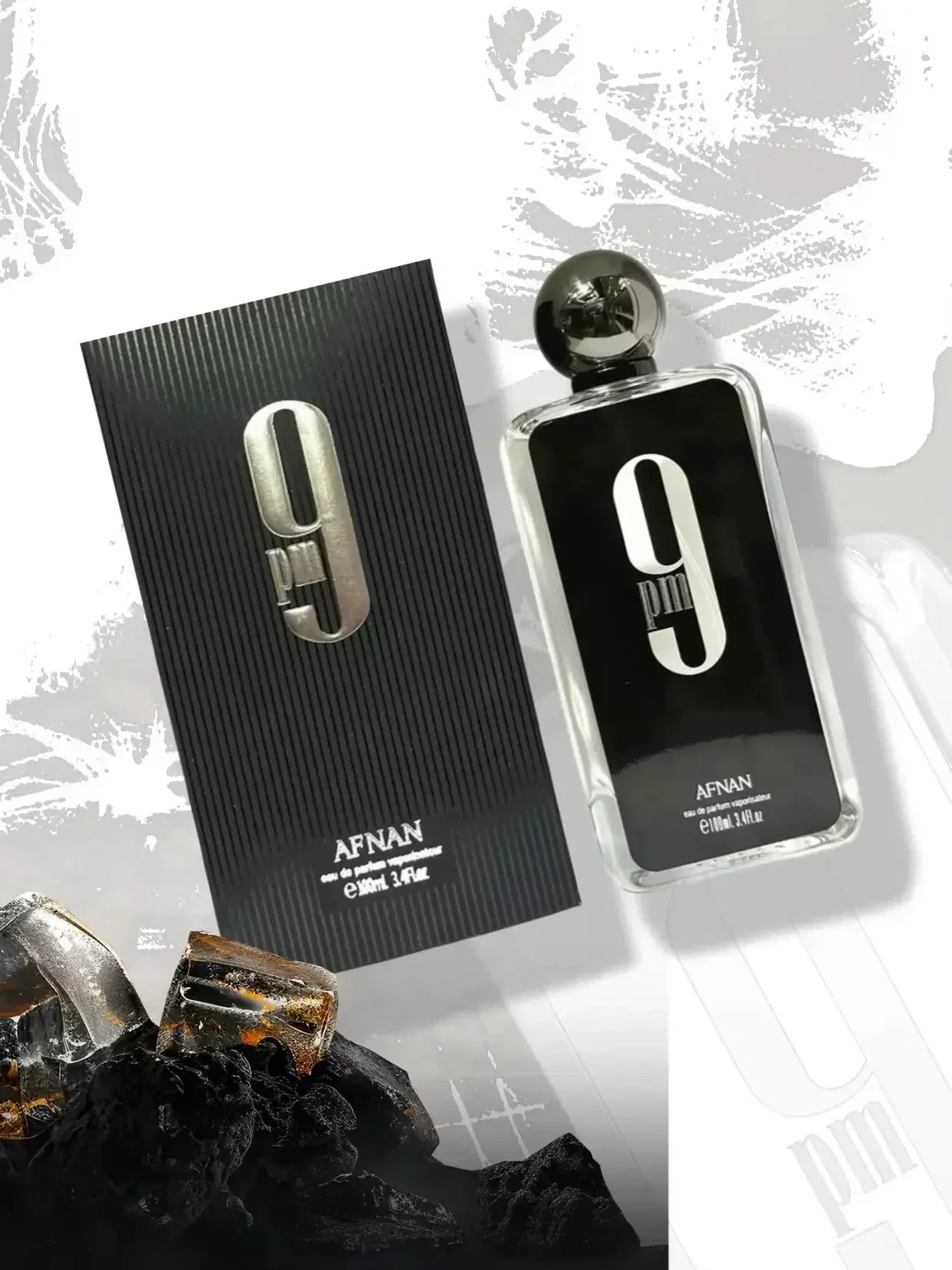 100ML 3.4FL.OZ 9PM Men's Perfume, Long Lasting Gourmet Oriental Notes Cologne, Eau de Parfum, Feronomas Perfume Hombre Perfume