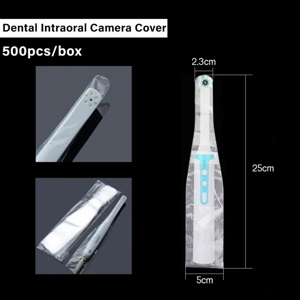 100Pcs/Box Dental Disposable Light Guide Rod Protective Film Sheath Sleeve Cover For Curing Light Sticks