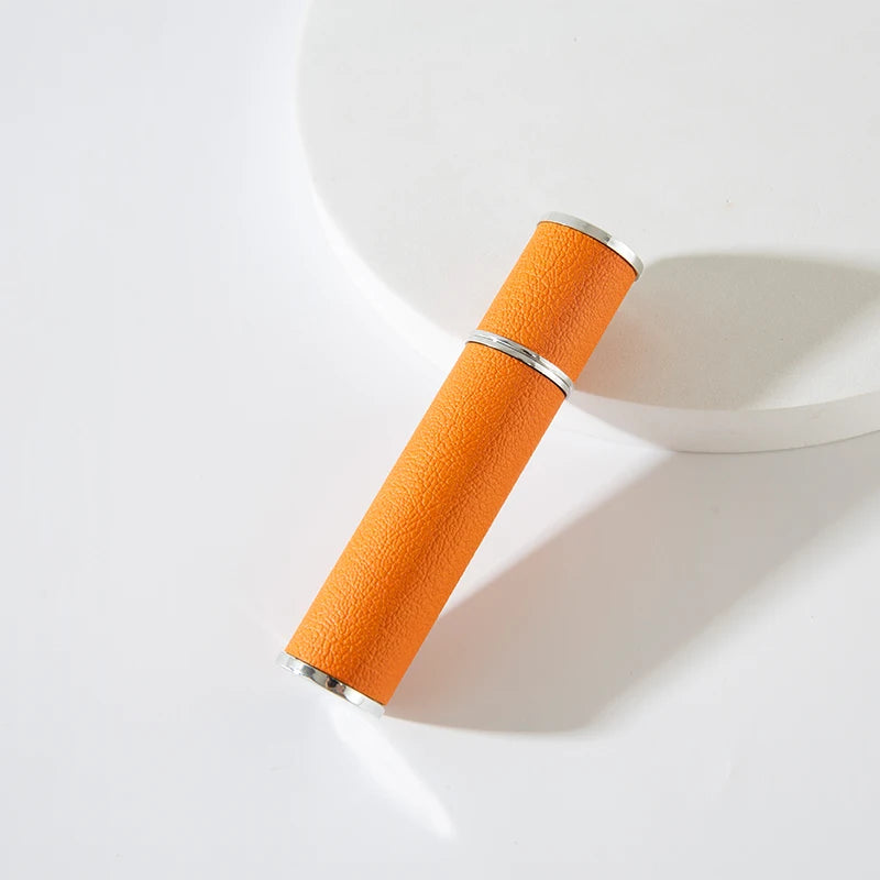 10 ml Portable Perfume Bottle for Travel, Mini Refillable Perfume Dispenser Artificial Leather Leak-Proof Perfume Sprayer, Suit