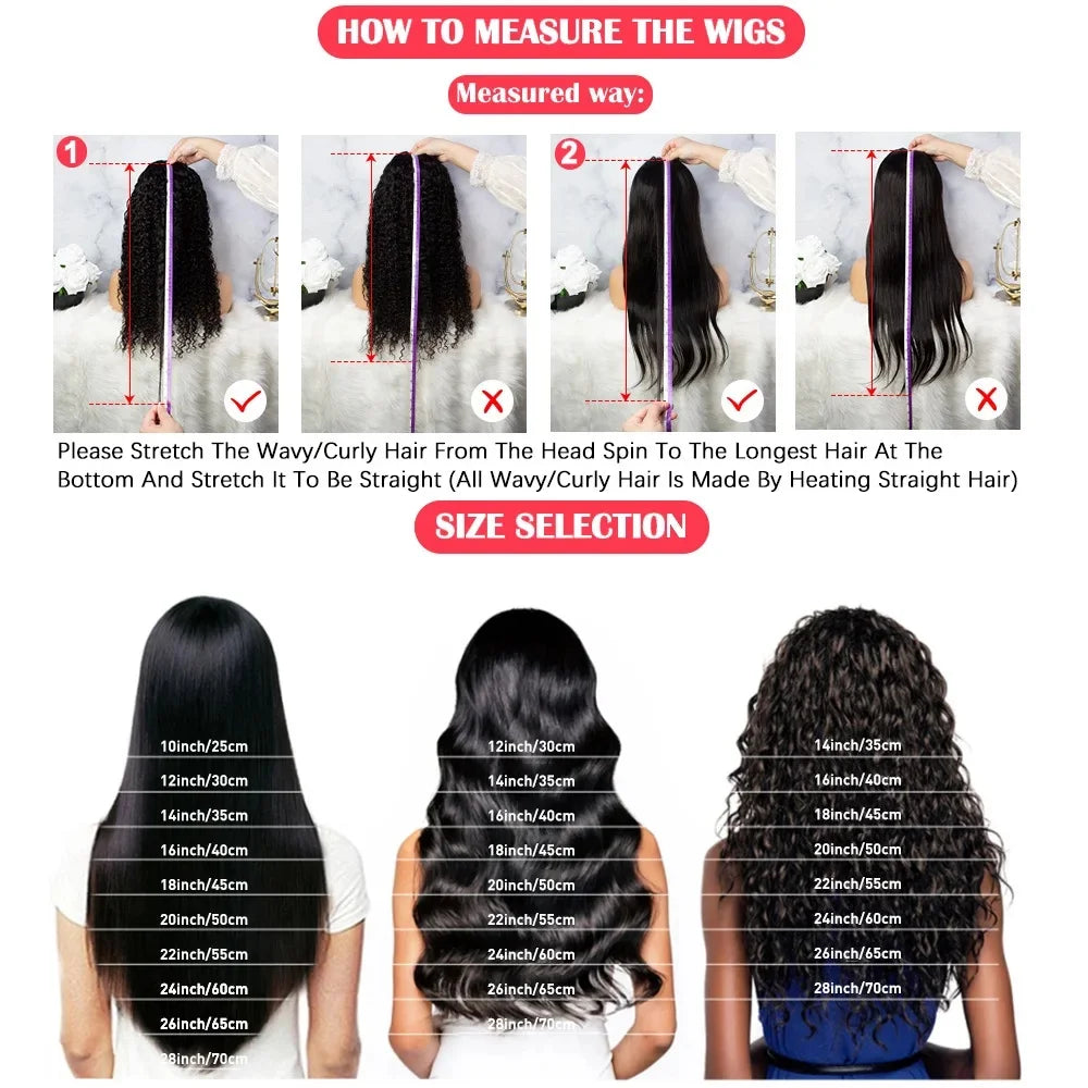30 40 Inch Body Wave 13x6 HD Lace Frontal Wig Human Hair 13x4 Lace Front Wigs 4x4 5x5 360 Brazilian Pre Plucked Lace For Women