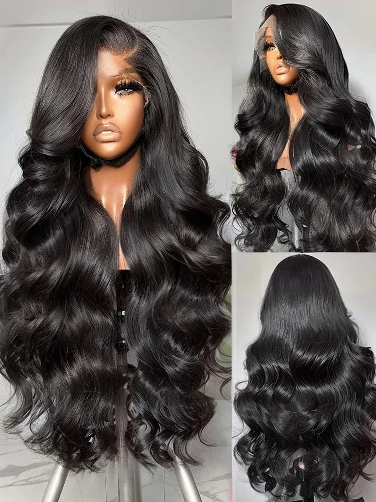 30 40 Inch Body Wave 13x6 HD Lace Frontal Wig Human Hair 13x4 Lace Front Wigs 4x4 5x5 360 Brazilian Pre Plucked Lace For Women