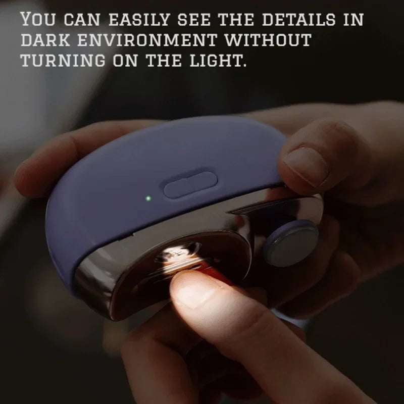 1 Pcs Electric Automatic Nail Clipper Manicure Nail Trimmer For Adult