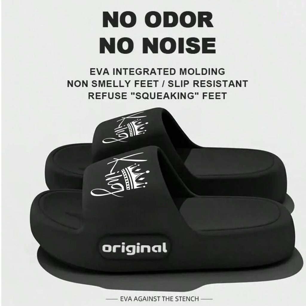 New Casual Innovative Design Men's Slippers Eva Soft Sole Lightweight Home Slippers High Quality Exclusive Brand Slippers