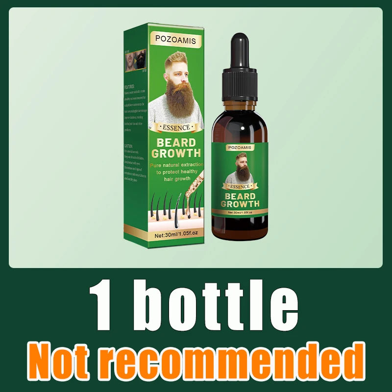 A must-have for every man, this beard transformation tool! From sparse to thick, from frizzy to smooth.