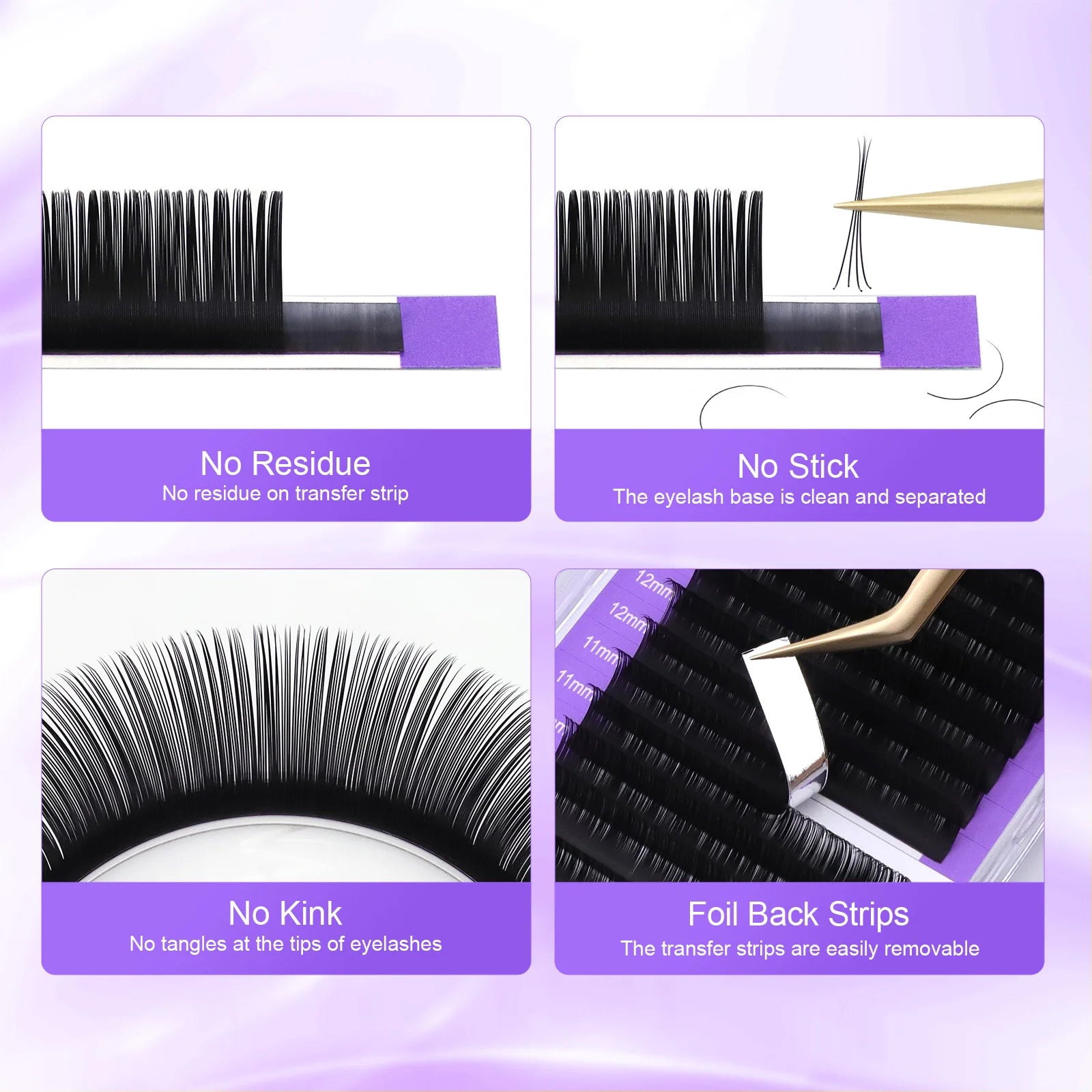 NAGARAKU Eyelashes Makeup classical 0.03mm Individual Eyelash Faux Cils Eyelash Extension for Professionals Soft Natural Mink