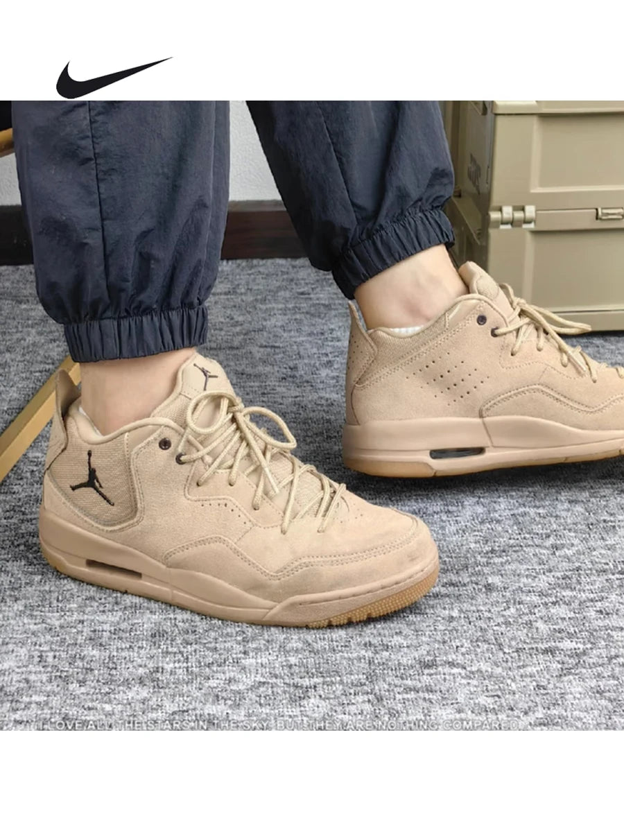 Nike Unisex Air Jordan Courtside 23 Sneakers Black White Retro Durable Casual Sports Basketball Shoes AT0057-200