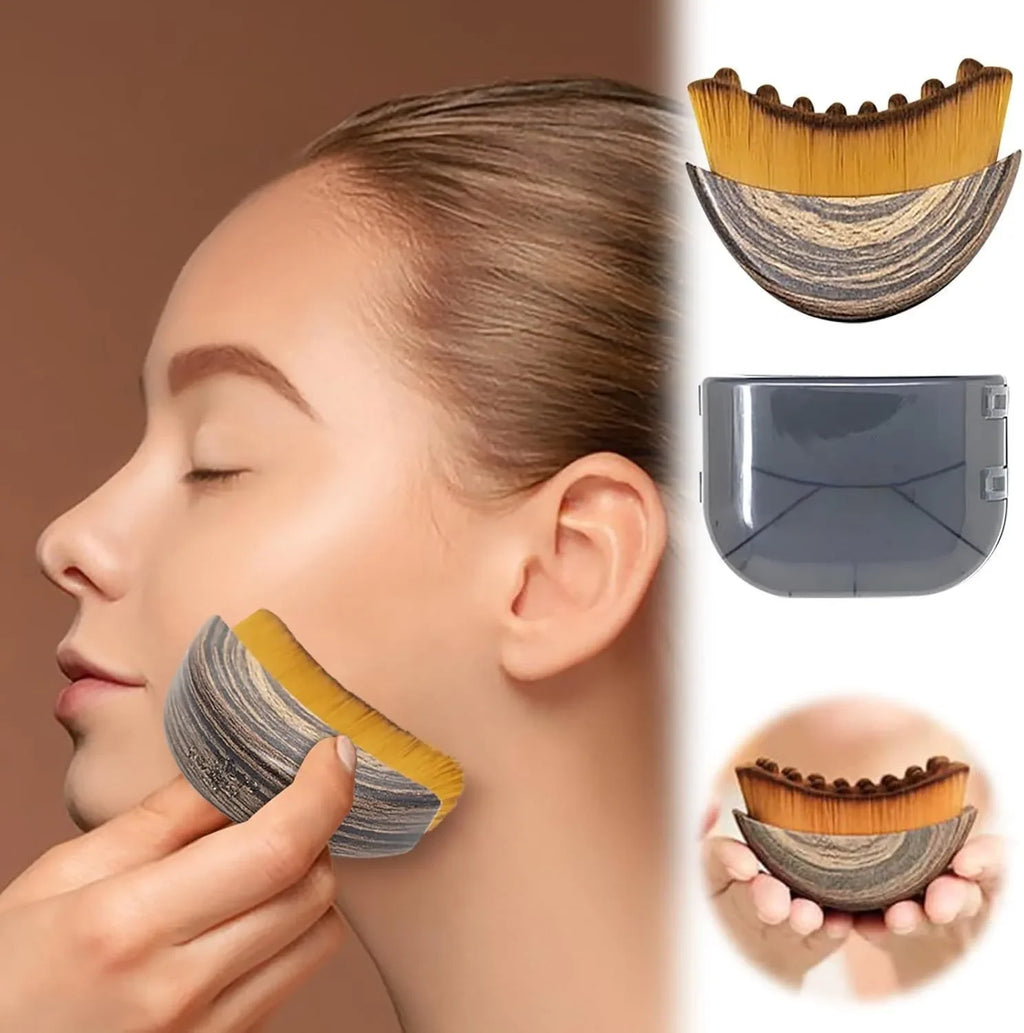 1Pc Lymphatic Facial Massage Brush – Contouring Face Tool for Eye & Neck Care, Skin Tightening Beauty Scraper for Women