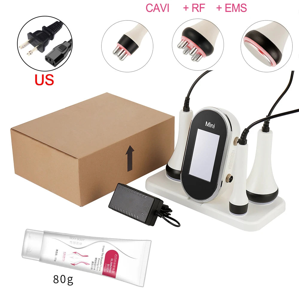 40K Ultrasonic Cavitation Machine  radiofrecuencia corporal Facial Lifting Body Slimming Beauty skin Massage Weight Loss Machine