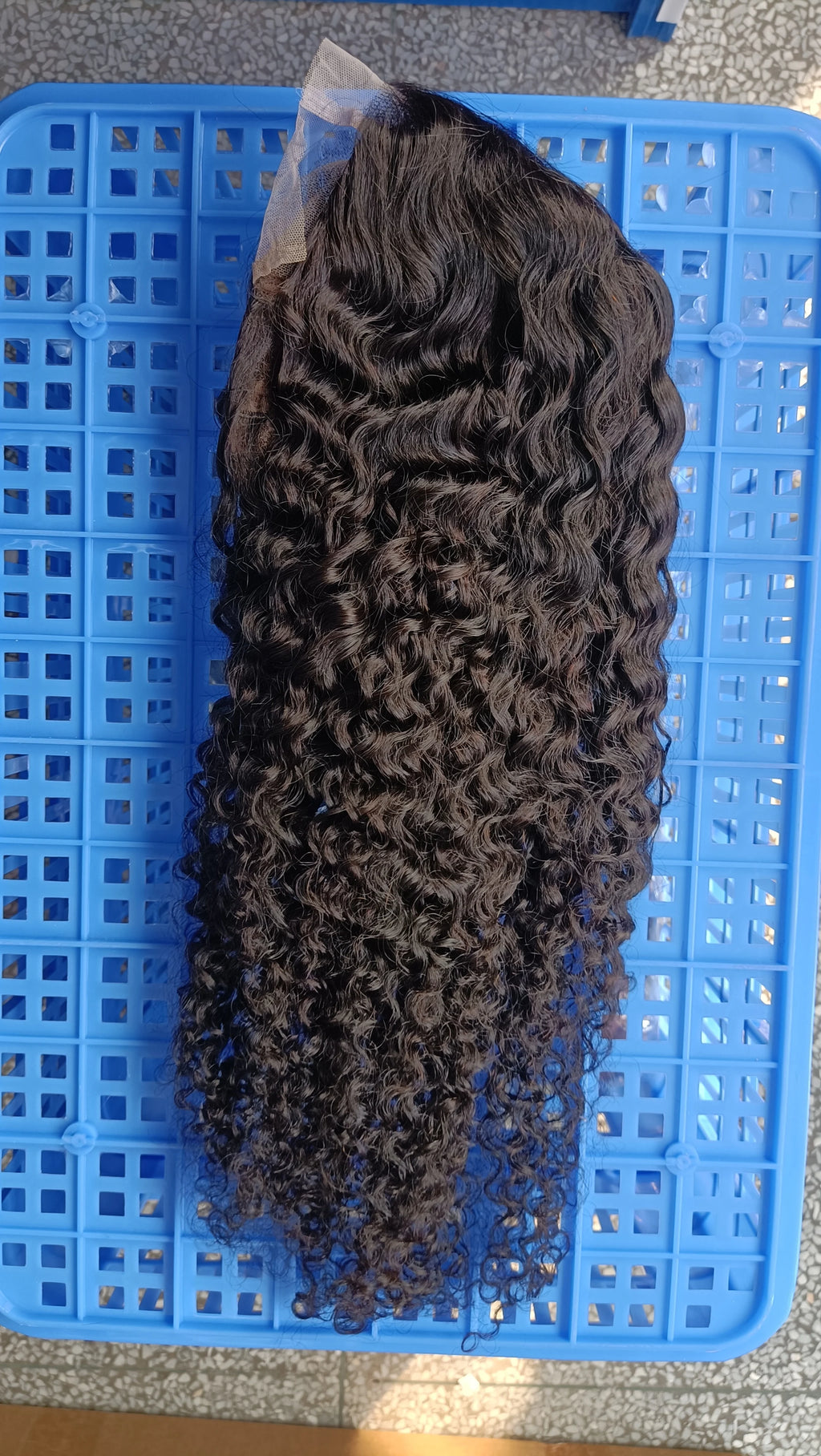 40 Inch Human Hair Wig Deep Wave 13X6 Hd Curly Lace Glueless Human Hair 100 Frontal  7X5 Lace Wigs Natural Black  Curly Wig