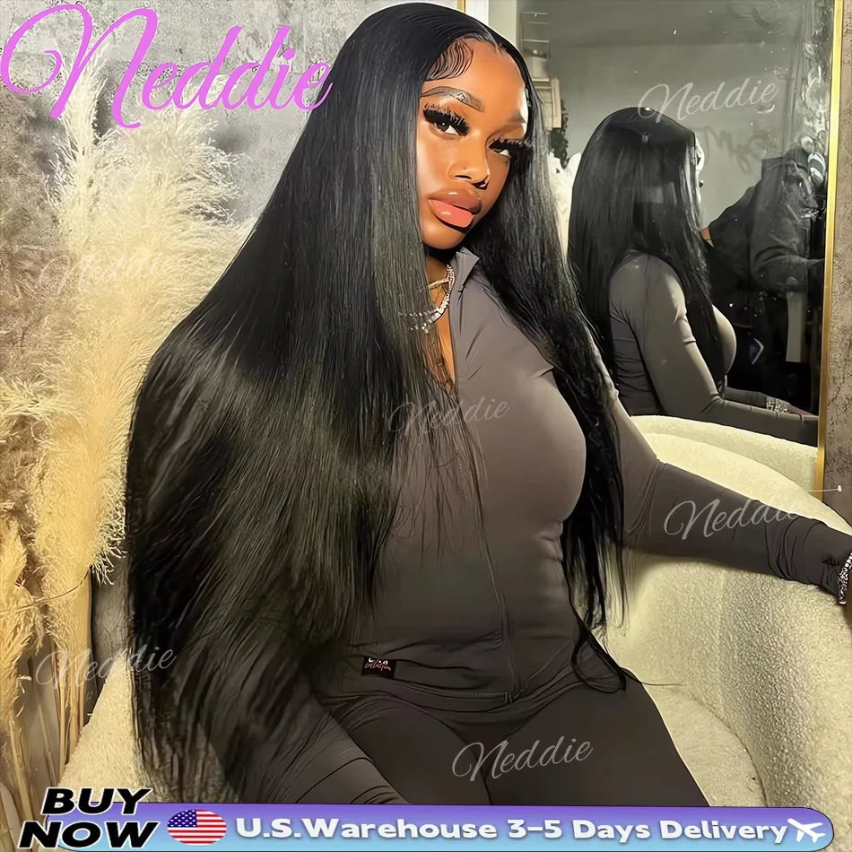 Glueless Bone Straight 4X4 Hd Lace Frontal Wig 13X6 13X4 Black Lace Front Wig Human Hair 5x5 Natural Brazilian Transparent Wigs