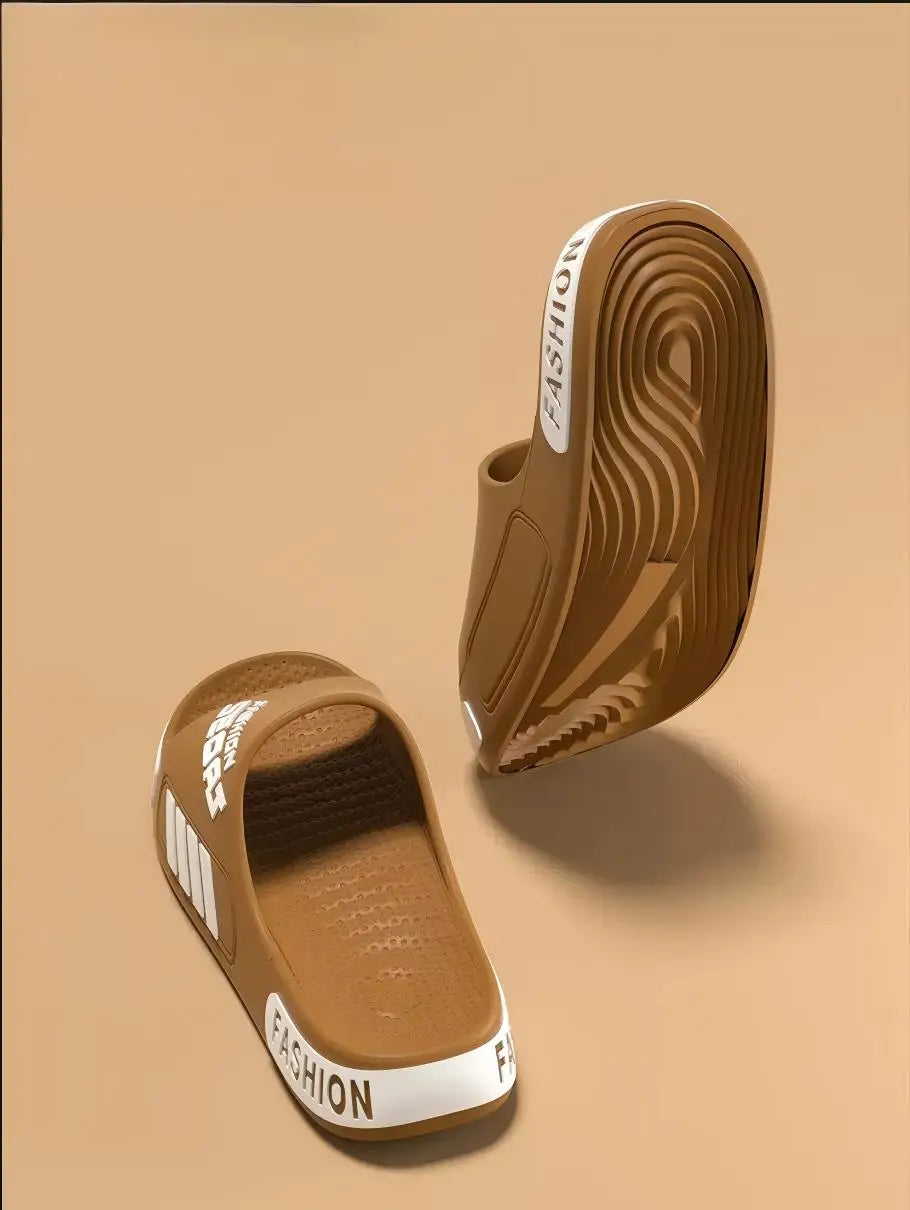 Men's and Women's Professional Design Large Size Eva Slippers Trendyy Student Couple Slippers Outdoor Wear Non-Slip Slippers Women's Summer