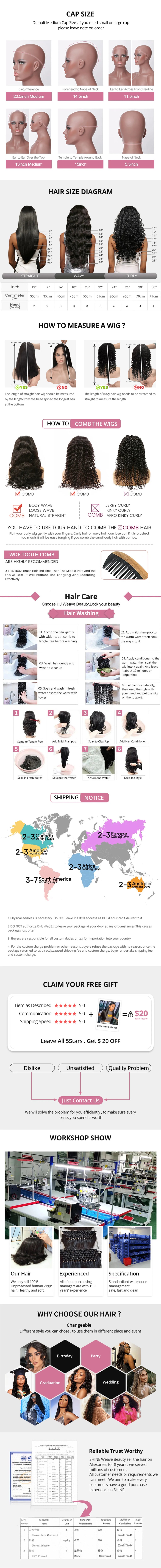 300% Density 40 46 Inch 13x6 HD Loose Deep Wave Lace Frontal Wig Brazilian 13x4 Water Curly Human Hair Wigs For Women Preplucked