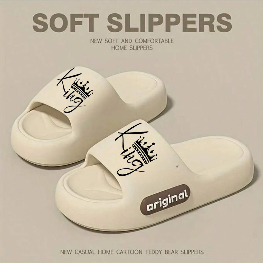 New Casual Innovative Design Men's Slippers Eva Soft Sole Lightweight Home Slippers High Quality Exclusive Brand Slippers