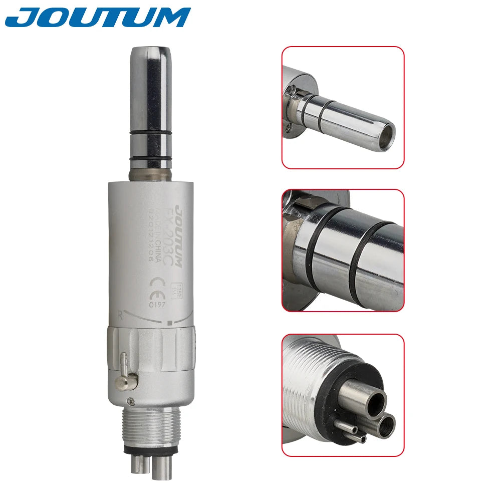 Dental Low Speed Handpiece Kits 203C 2/4 Hole Air Motor Contra Angle Straight Handpiece Dentists Equipment Tools