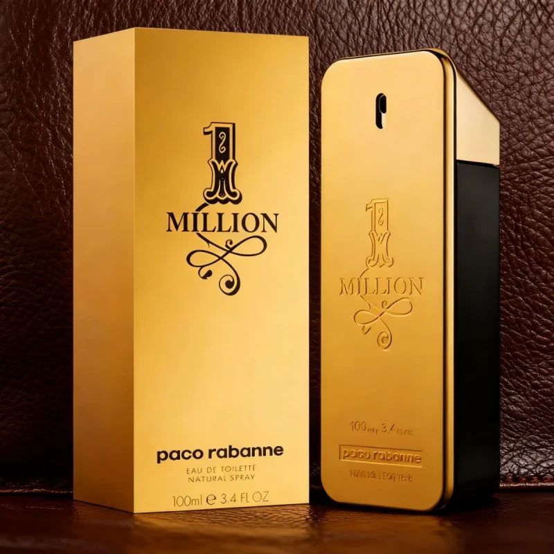 1 Million By Paco Rabanne For Men's Eau De Toilette TESTER 3.4 fl oz 100 ml Long lasting fragrance, Christmas gift