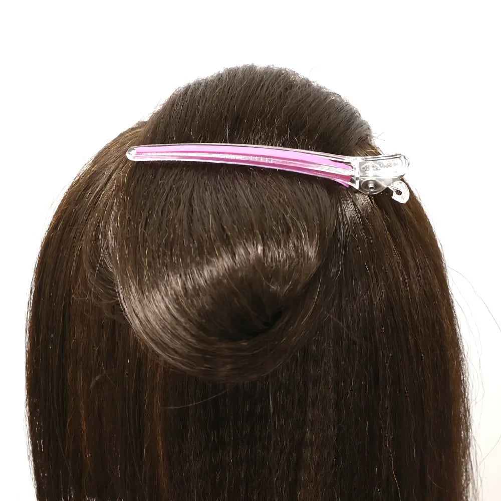 12pcs Pro Seamless Alligator Clip Hair Clip Barbershop Haircutting Sectioning Hairpin Salon Household Styling Tools Accessories