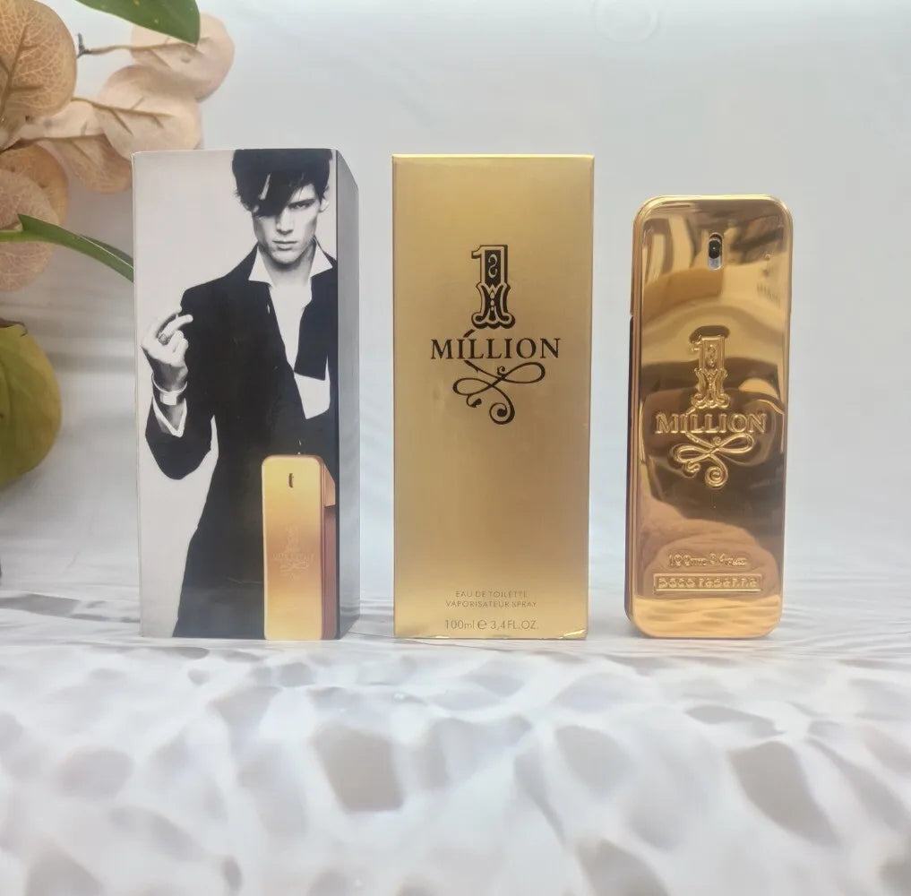 1 Million EDT Spray 3.4 Oz 100 Ml Men's Cologne New in Box Free Shipping Mens Perfume