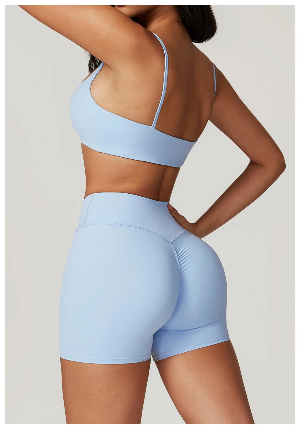 2 Pieces Yoga Set Gym Clothes Sportswear Yoga Suits For Women Fitness Short Sleeve Crop Top Tracksuits Sports Bra Gym Leggings