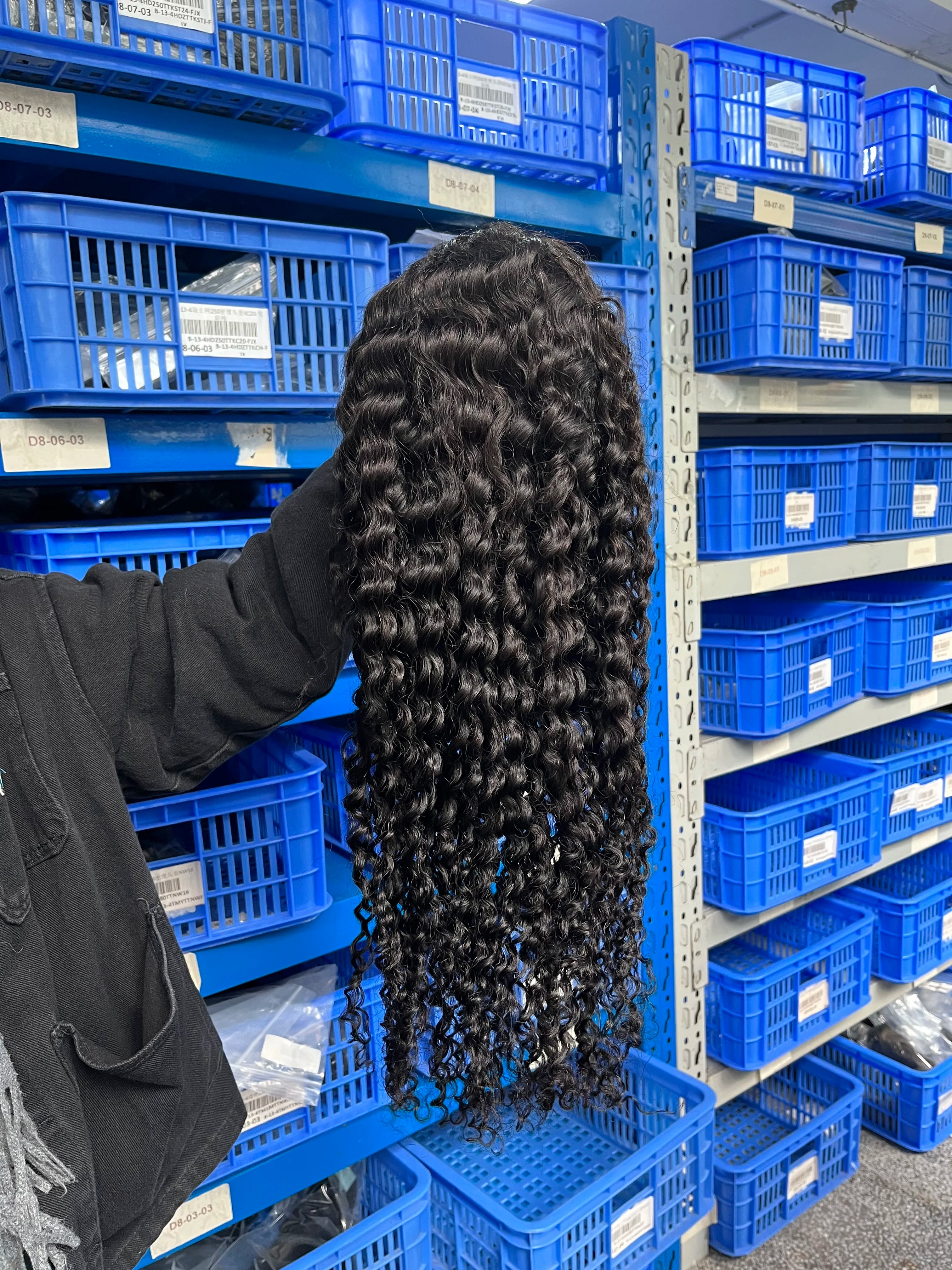 300% Density 40 46 Inch 13x6 HD Loose Deep Wave Lace Frontal Wig Brazilian 13x4 Water Curly Human Hair Wigs For Women Preplucked