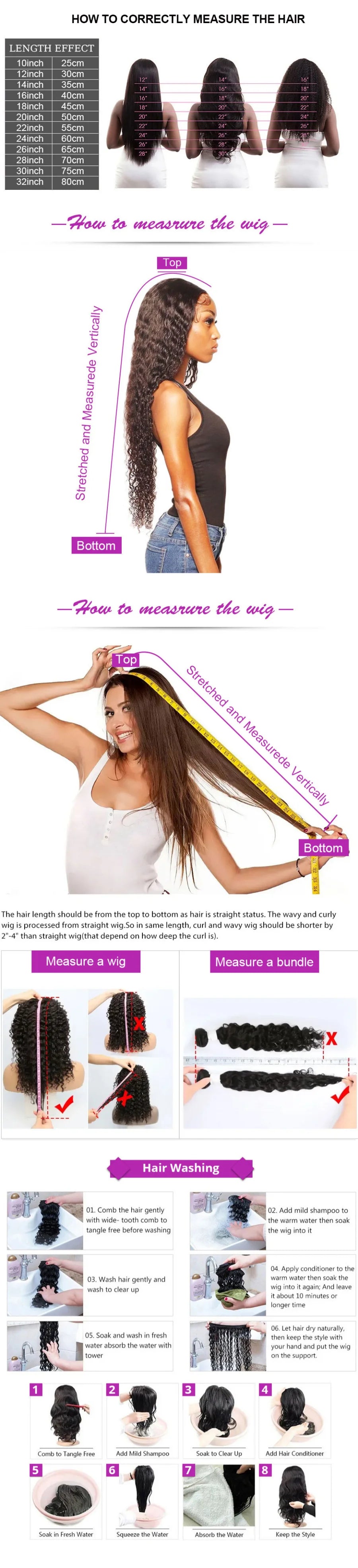 Straight 40 Inch 6x5 Pre Plucked Pre Cut Lace Glueless Wigs Human Hair 13X6 HD Lace Frontal Wig 250% Straight Human Hair Wigs