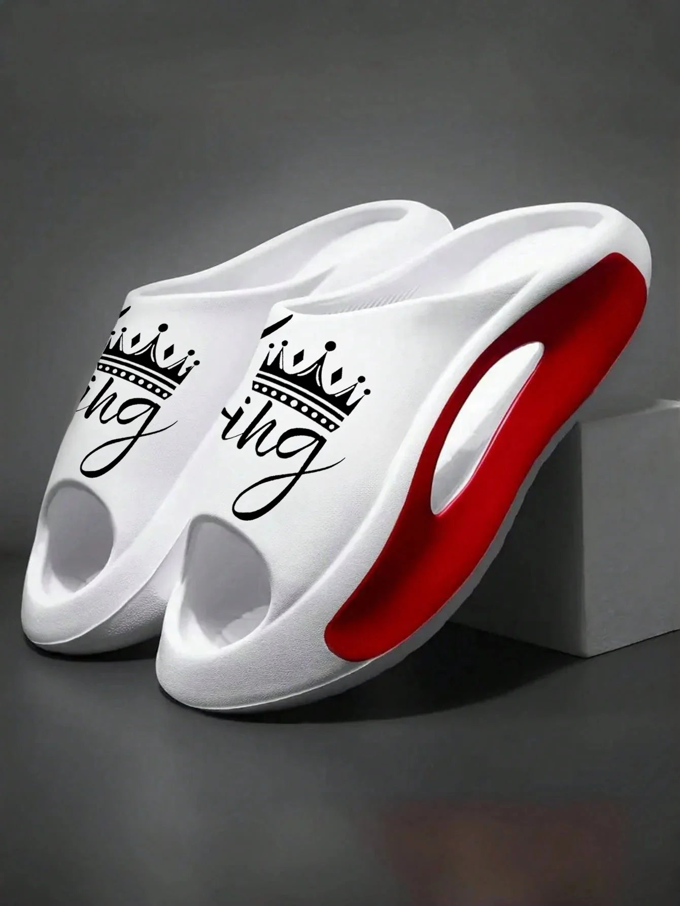 Men's and Women's Slippers Fashion Non-Slip Couple Slippers Eva 2 Colors 36-45