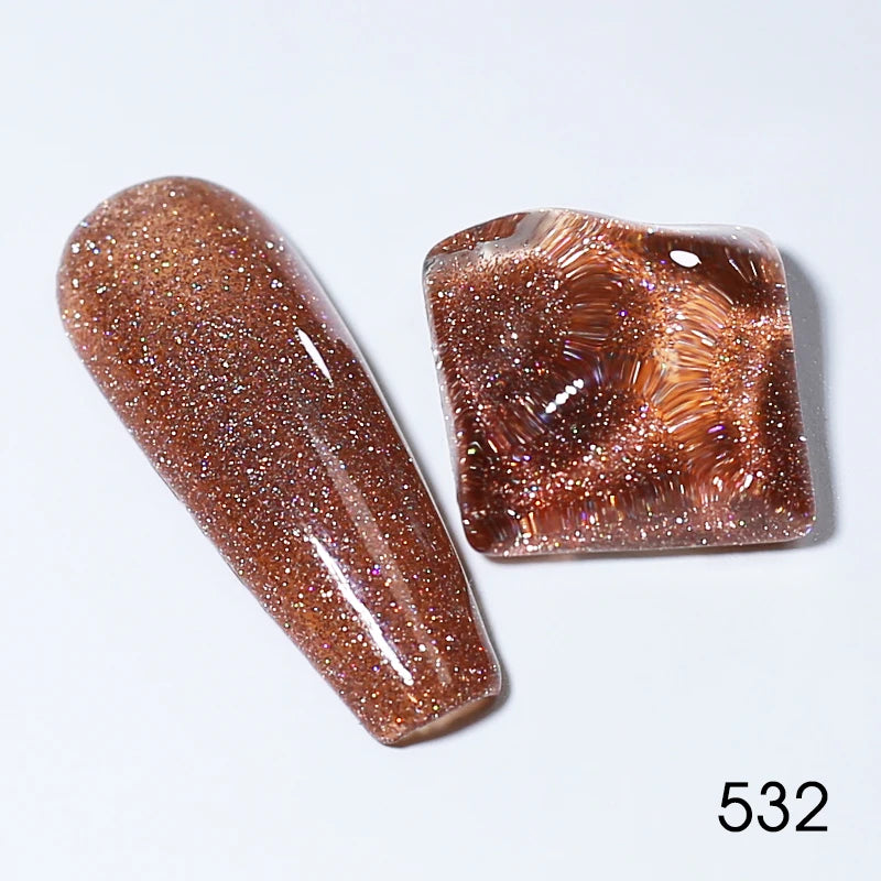 Clou Beaute Glitter Gel Nail Varnishes Winter Color Sparkling Sequins Soak Off UV LED Varnish Nail Art Decoration Base Top Coat