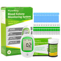 Blood Ketone Meter Kit for Keto Diet Testing - Complete Ketone Test Kit with Ketone Monitor and 15 Keto Strips, Lancing Device