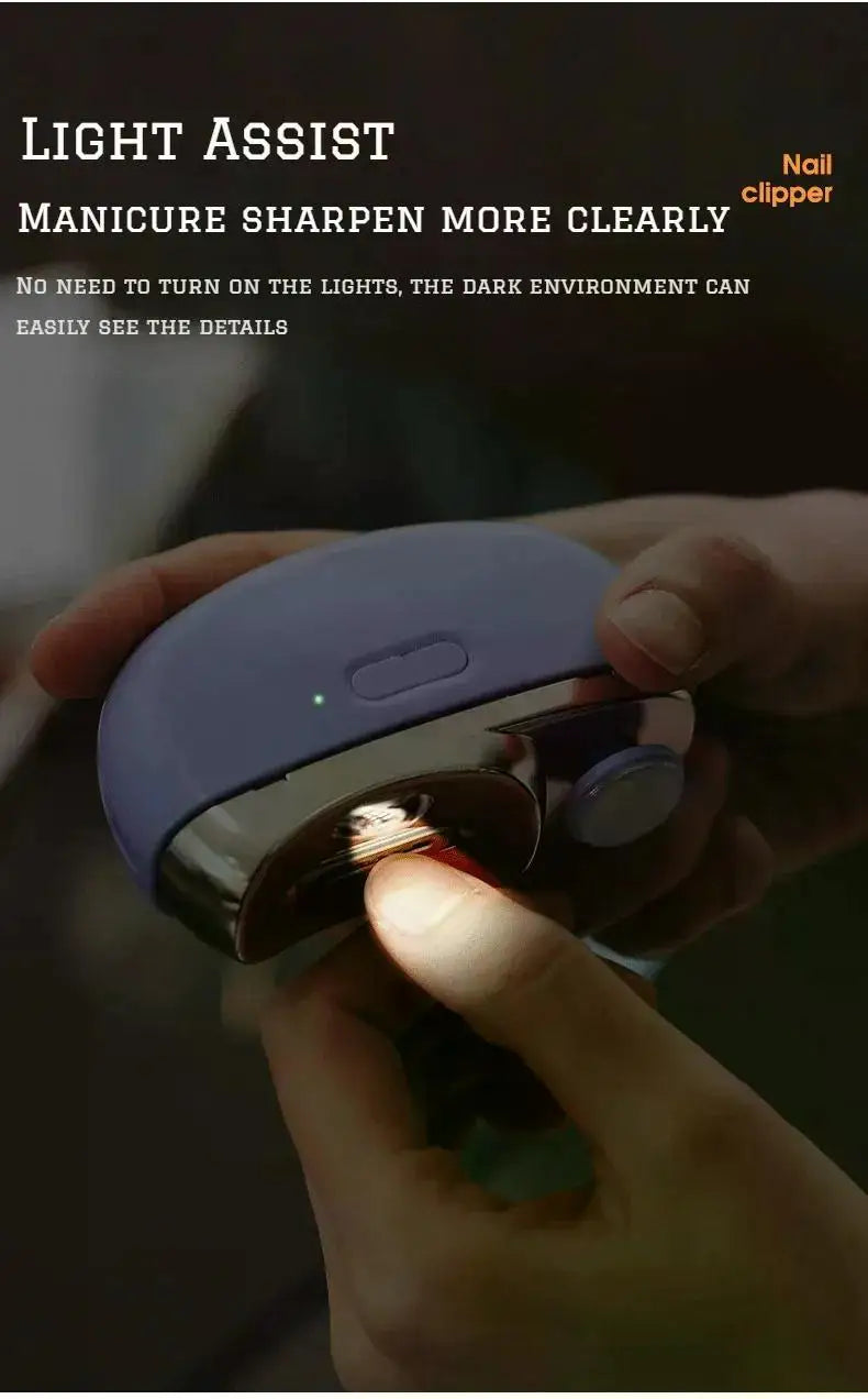 1 Pcs Electric Automatic Nail Clipper Manicure Nail Trimmer For Adult