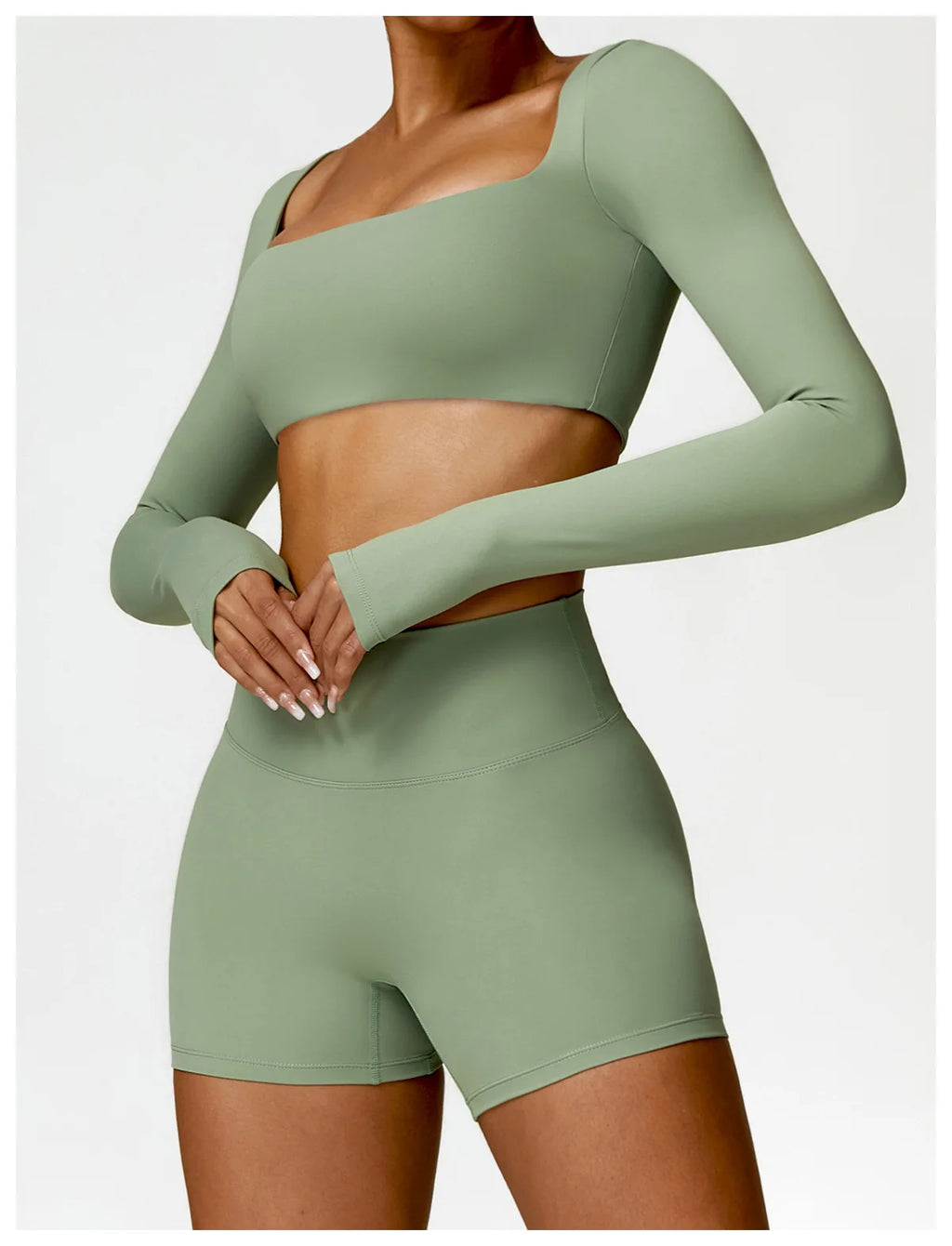 Women 2-Piece Sports Set Quick Drying For Gym Running Training Long Sleeve Sports T-Shirt Yoga Clothing Women Gym Sports Clothin