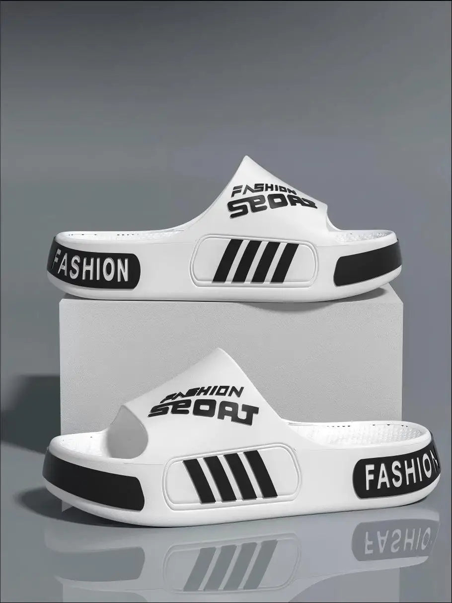 Men's and Women's Professional Design Large Size Eva Slippers Trendyy Student Couple Slippers Outdoor Wear Non-Slip Slippers Women's Summer