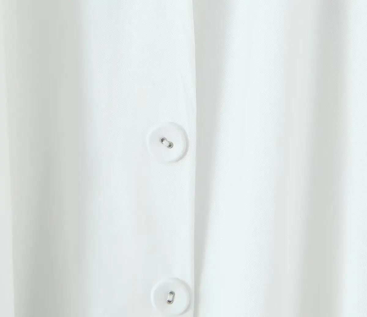 YENKYE Sexy Lace Up Bandage Back Elegant White Sling Dress Women Front Button A-line Cotton Corset Style Summer Dress Midi Robe