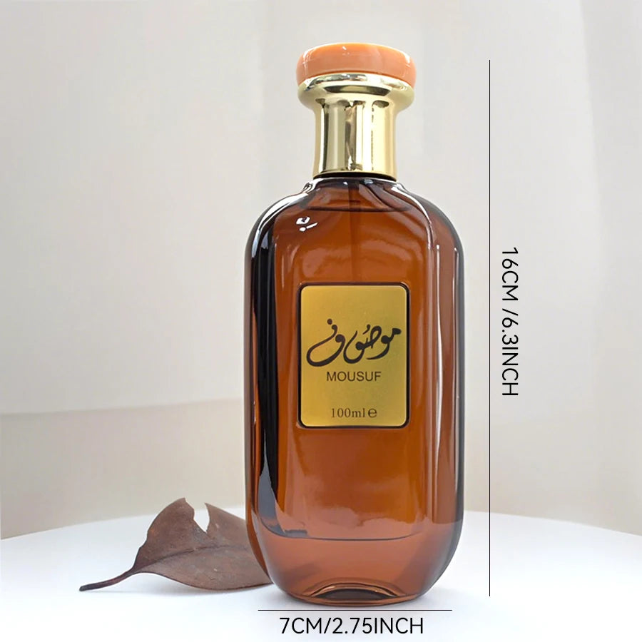100ML 3.4 FL.OZ Mousuf Intense Arabian Perfume for Men & Women EDP Longlasting Sweet, Musk Fragrance Spray for Unisex